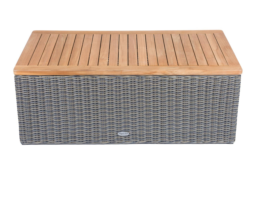 Royal Teak Collection Sanibel Deep Seating Wicker Coffee Table