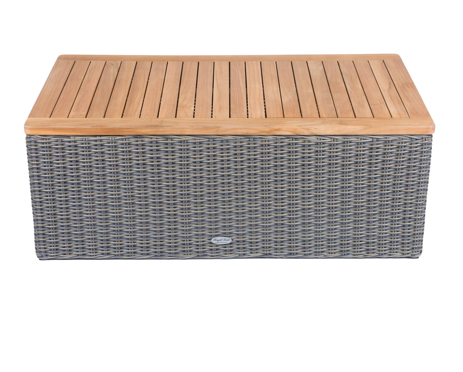 Royal Teak Collection Sanibel Deep Seating Wicker Coffee Table