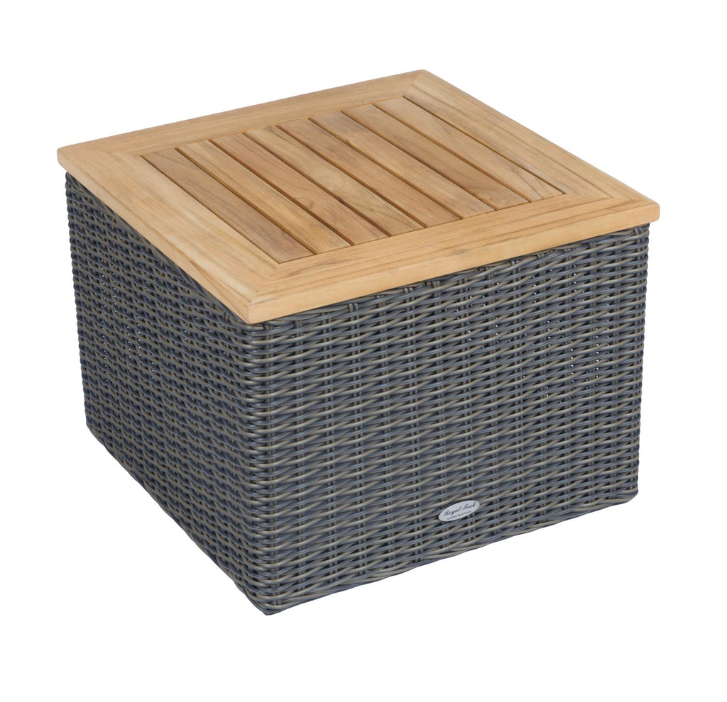 Royal Teak Collection Sanibel Deep Seating Wicker Side Table