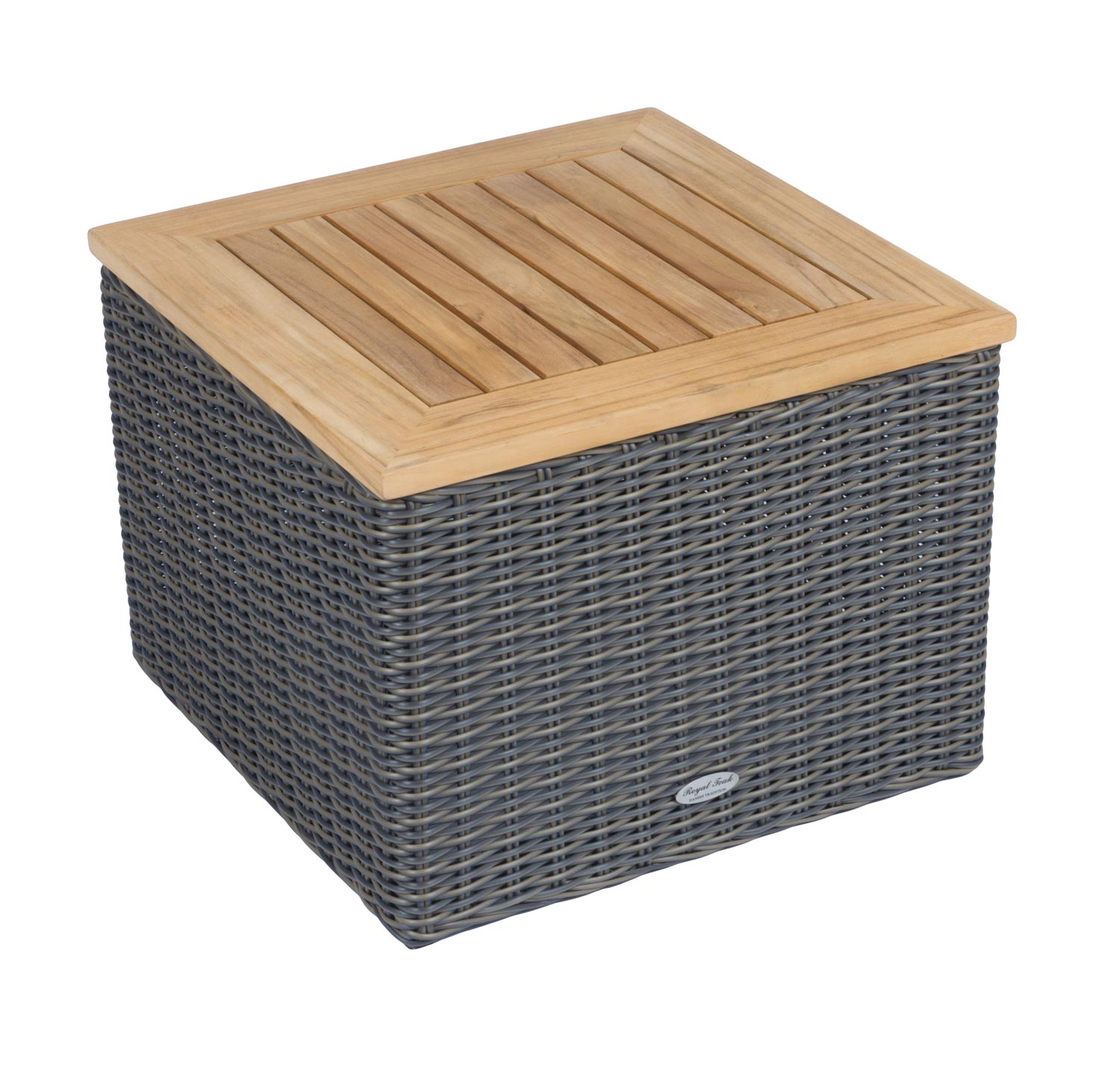 Royal Teak Collection Sanibel Deep Seating Wicker Side Table