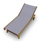 Royal Teak Collection Teak Lounging Sundaze Sling Chair