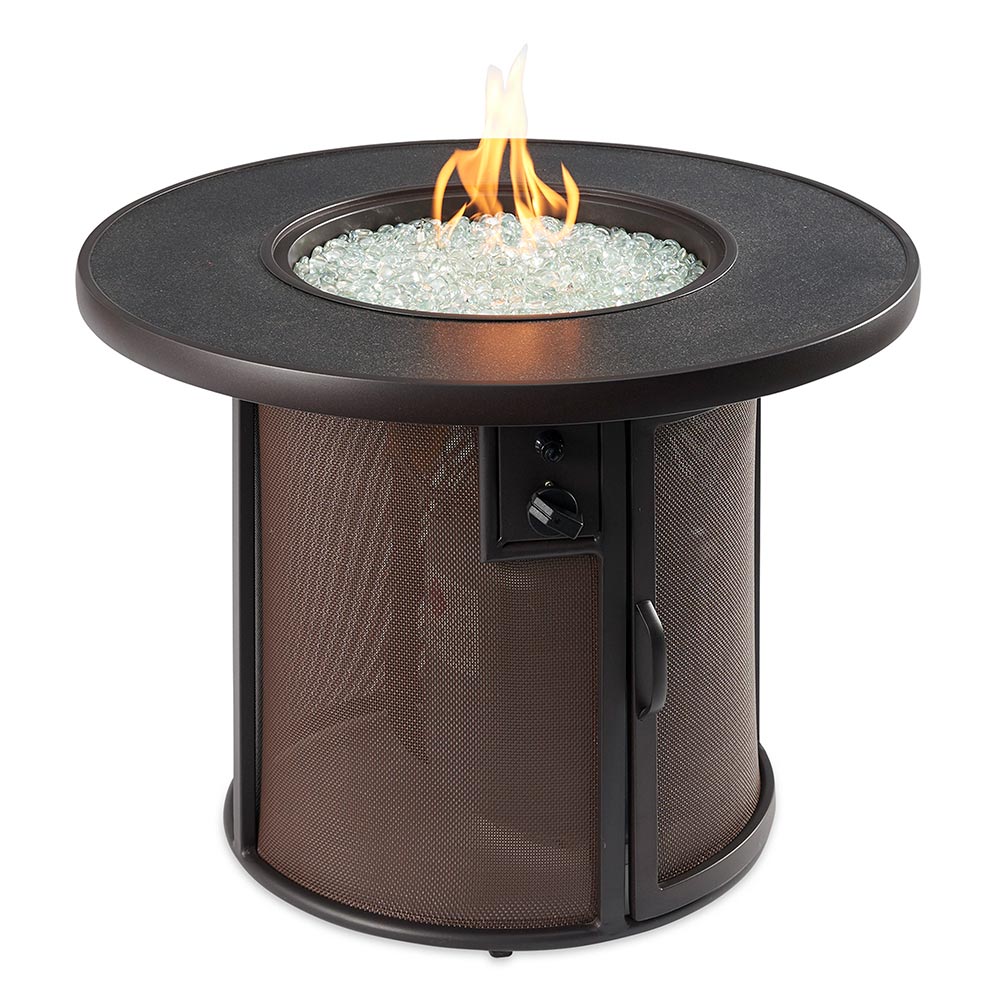 The Outdoor GreatRoom Company SF-32-K Stonefire Gas Fire Table, 32x32-Inches