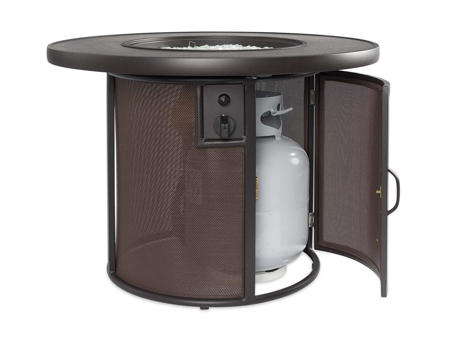 The Outdoor GreatRoom Company SF-32-K Stonefire Gas Fire Table, 32x32-Inches