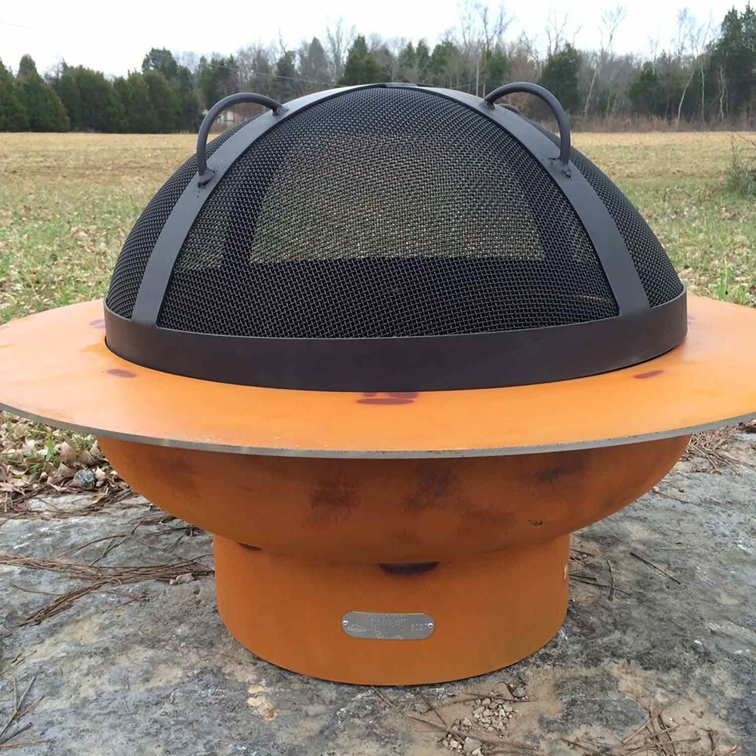 Fire Pit Art Spark Guard, 27.5 Inches