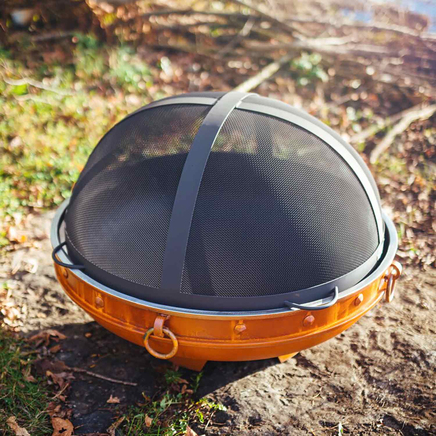 Fire Pit Art Spark Guard, 34.5 Inches