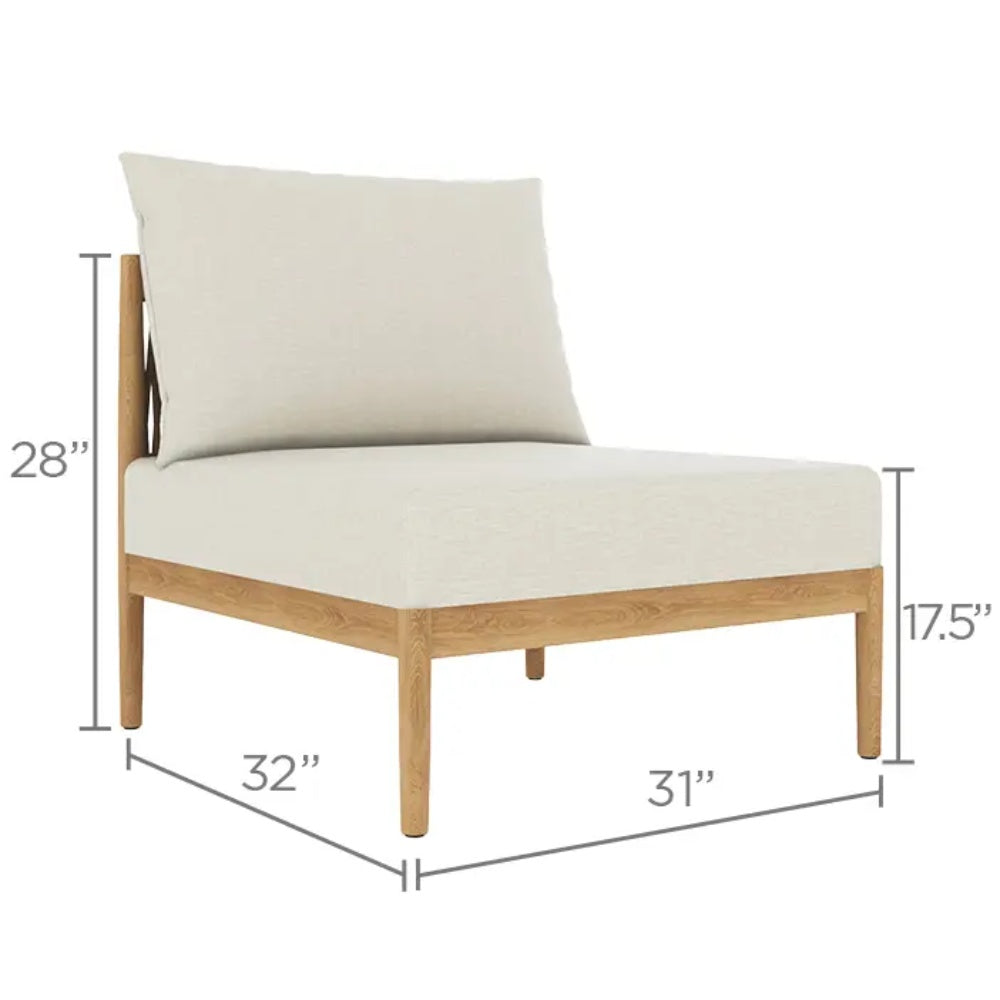 Royal Teak Collection San Lucas Sectional Insert Chair