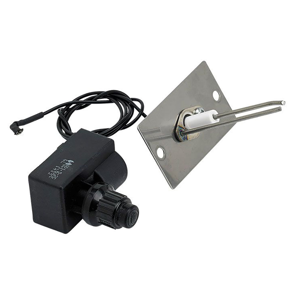 Spark igniter module with wiring and metal mounting bracket