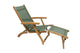 Royal Teak Collection Teak Lounging Steamer Sling Chair