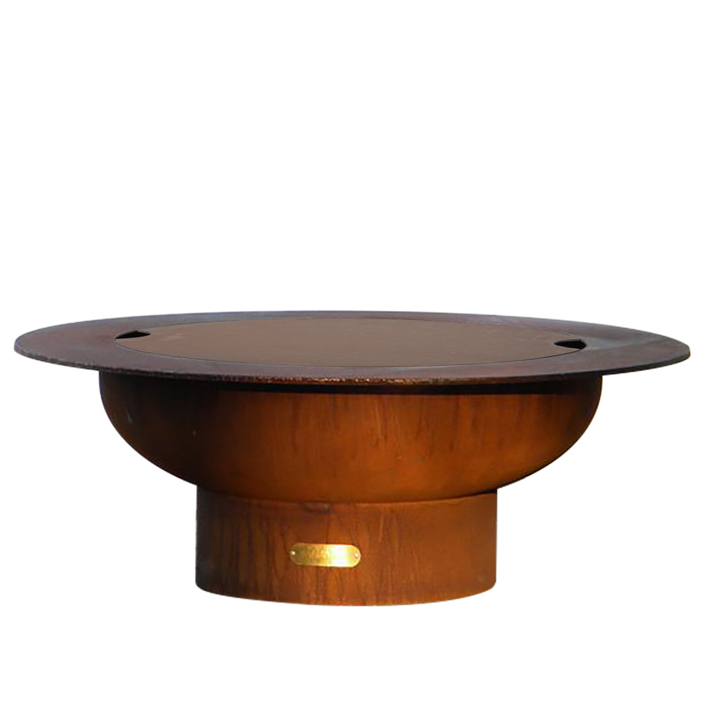 Fire Pit Art SATLC Saturn Gas Fire Pit with Lid