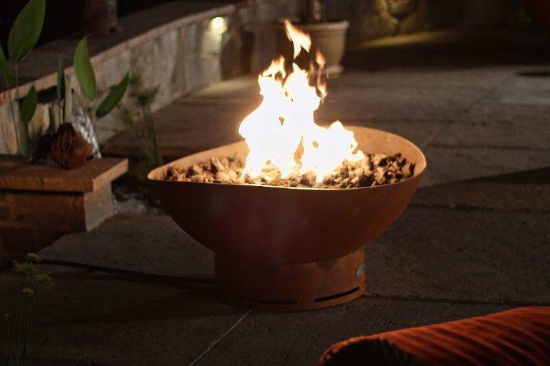 Fire Pit Art SC Scallop Gas Fire Pit