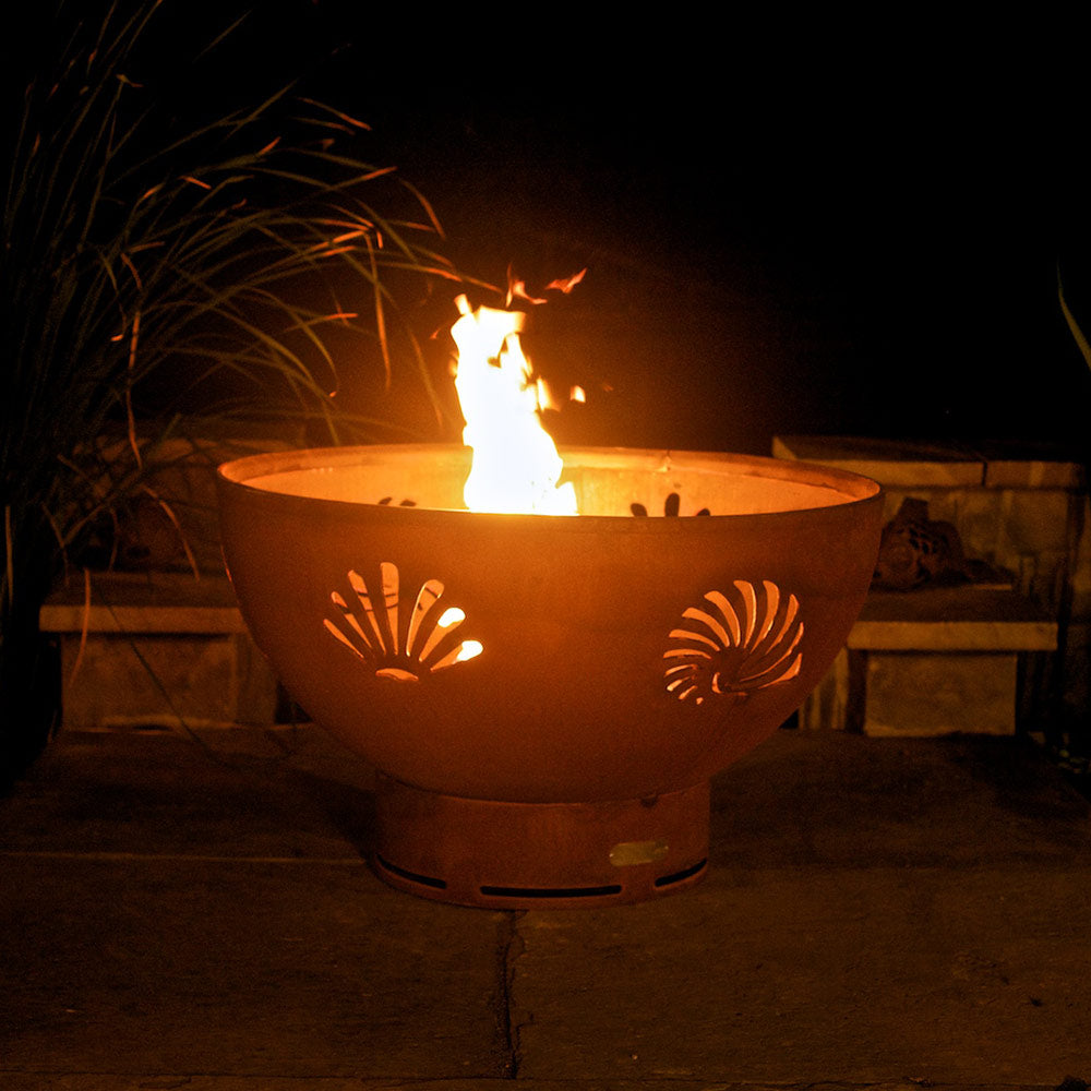 Fire Pit Art SEAC Sea Creatures Gas Fire Pit