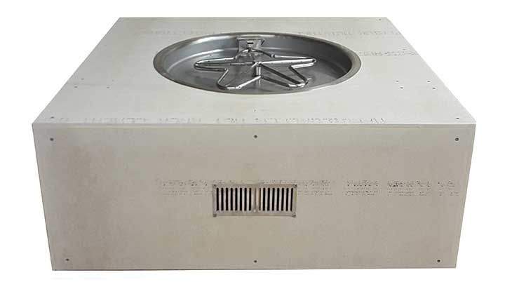 HPC Fire Square 45-Inch Unfinished Fire Pit Enclosure