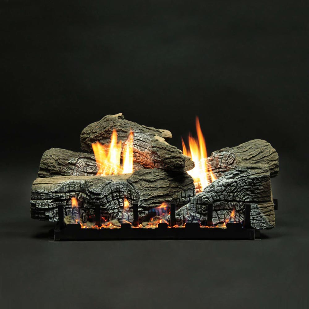 White Mountain Hearth LSxxWRR Refractory Stacked Wildwood Gas Logs Only