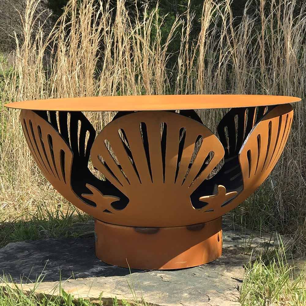 Fire Pit Art 43-Inch Round Fire Pit Table Top
