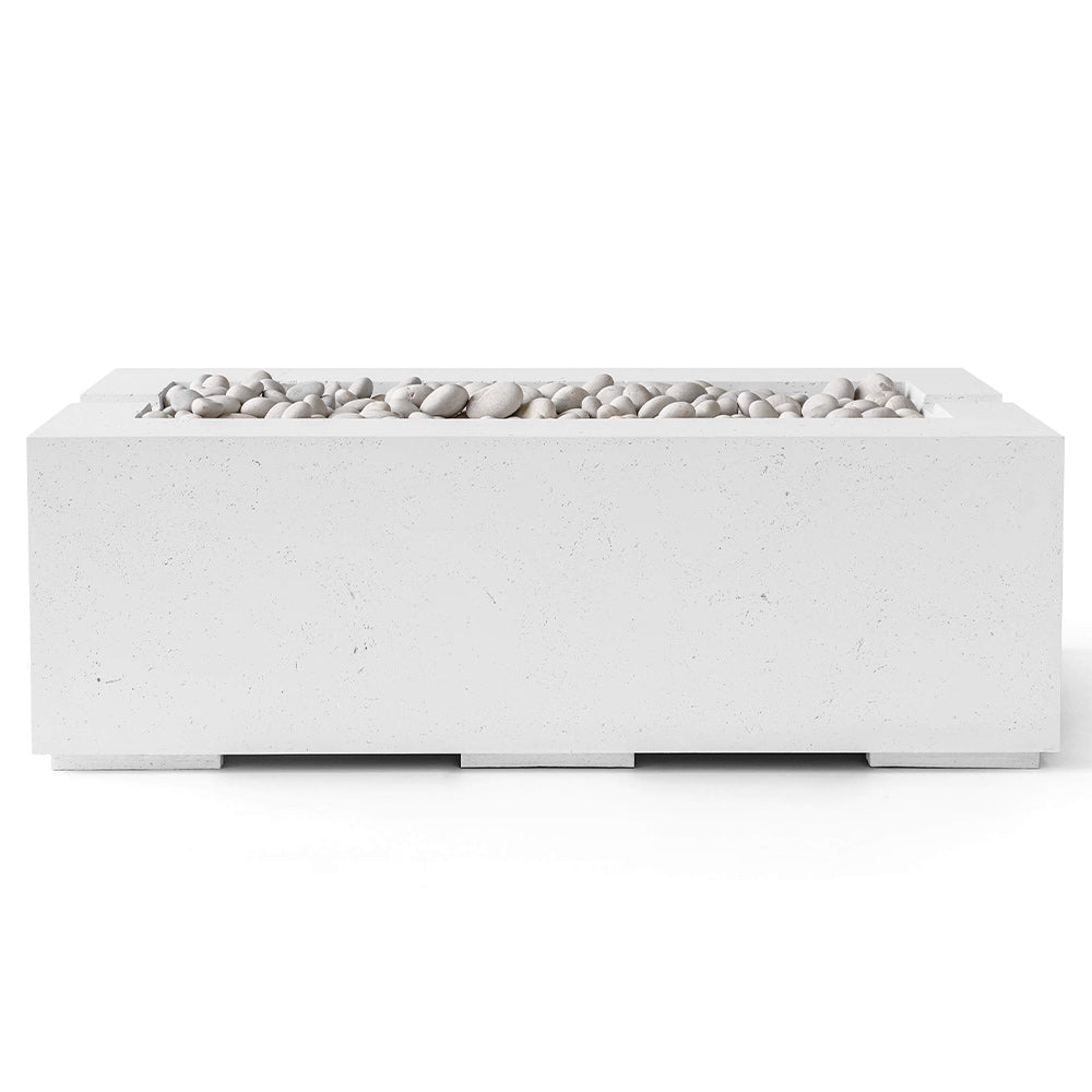 HPC Fire Avera Lightweight Concrete Gas Fire Pit, 48-Inch