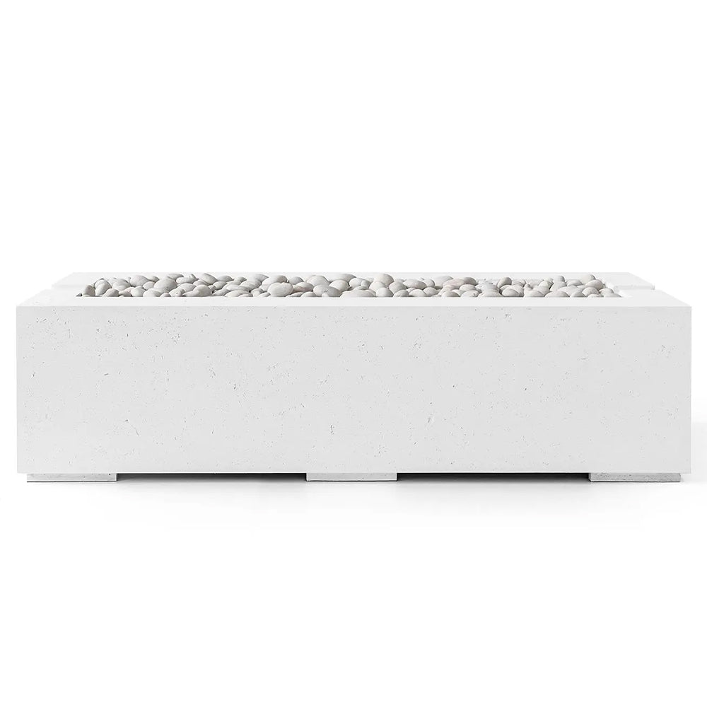 HPC Fire Dekko Avera Lightweight Concrete Gas Fire Pit, 60-Inch