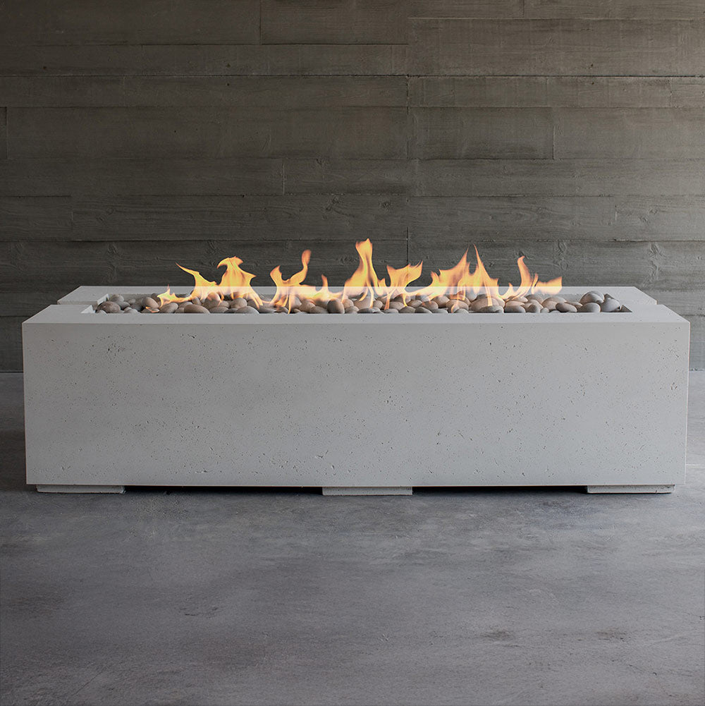 HPC Fire Dekko Avera Lightweight Concrete Gas Fire Pit, 60-Inch