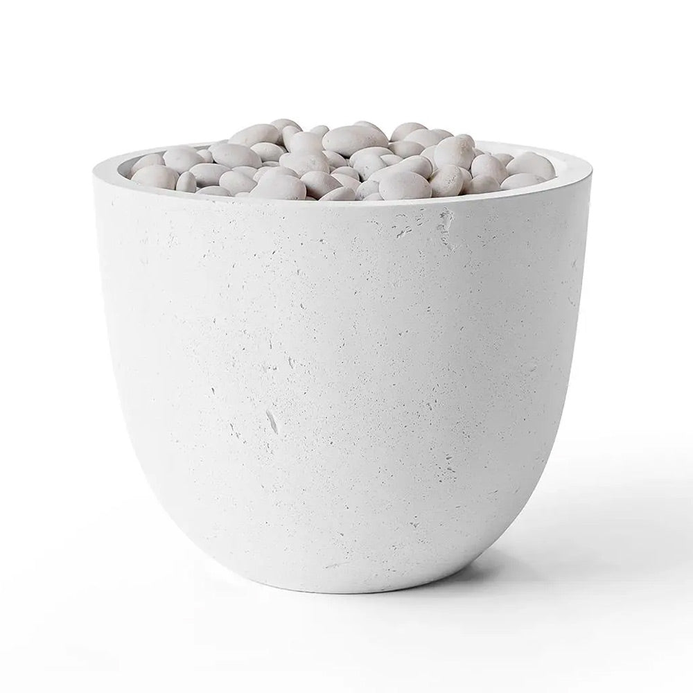 HPC Fire Element Lightweight Concrete Gas Fire Bowl with Matchlight Ignition