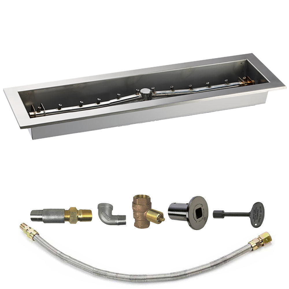 Spotix Linear HPC Match Lit Fire Pit Linear Trough Torpedo Burner Kits