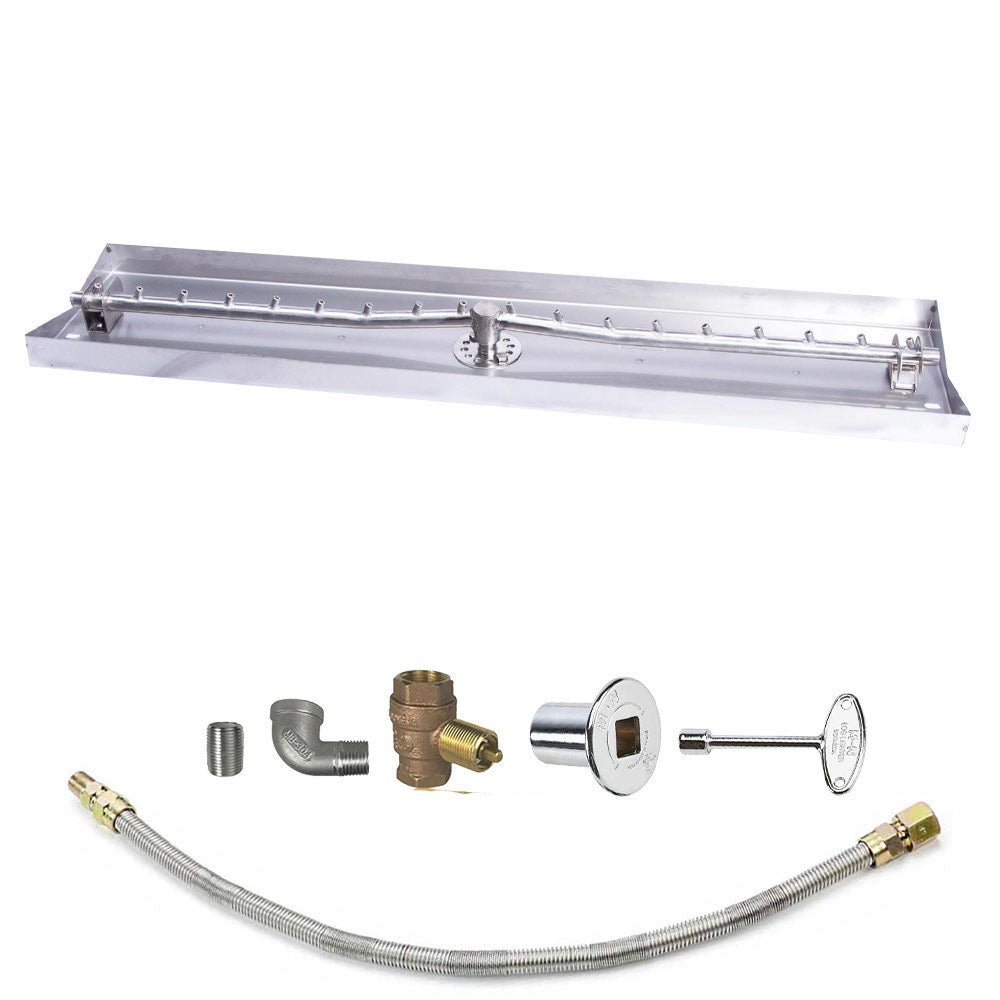 Spotix Linear HPC ML Fire Pit Linear Trough Torpedo Burner