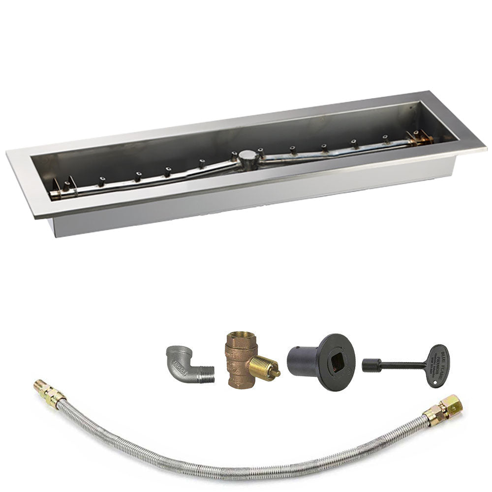 Spotix Linear HPC Match Lit Fire Pit Linear Trough Torpedo Burner Kits