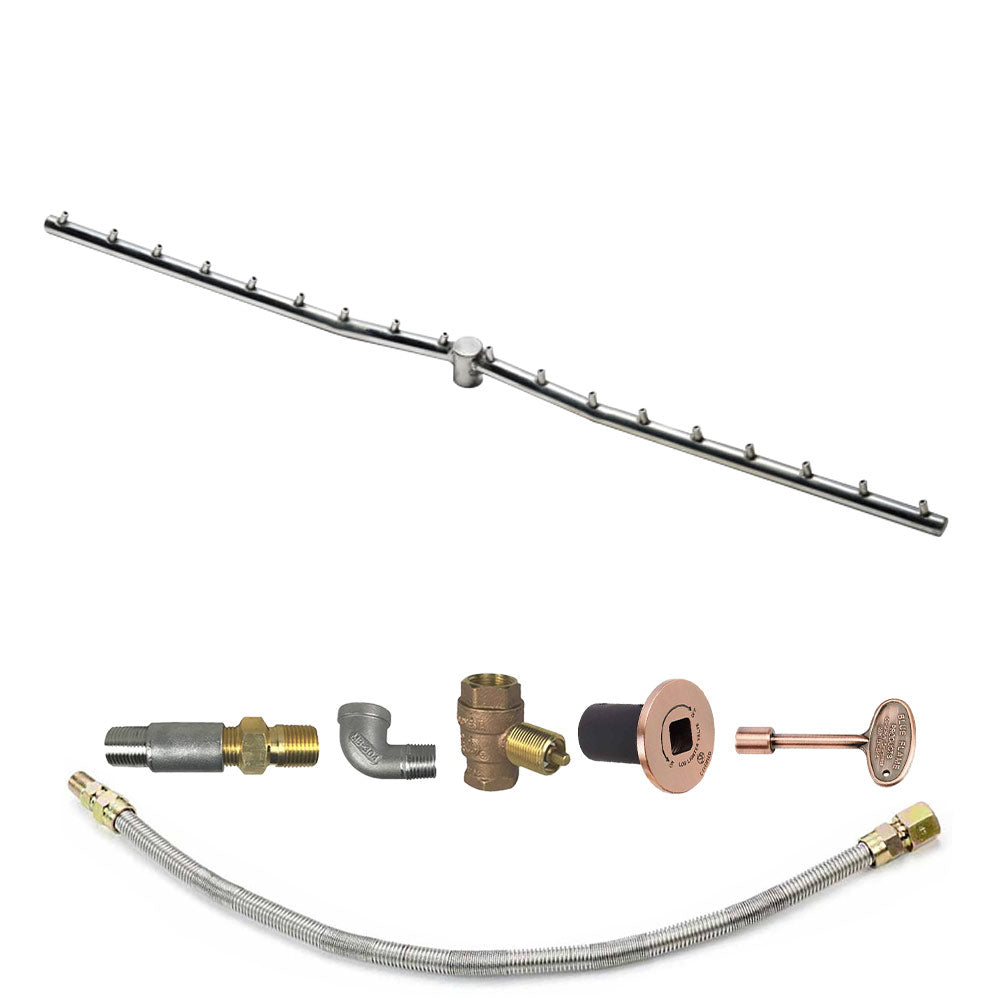 Spotix Linear HPC Match Lit Fire Pit Interlink Torpedo Burner Kits