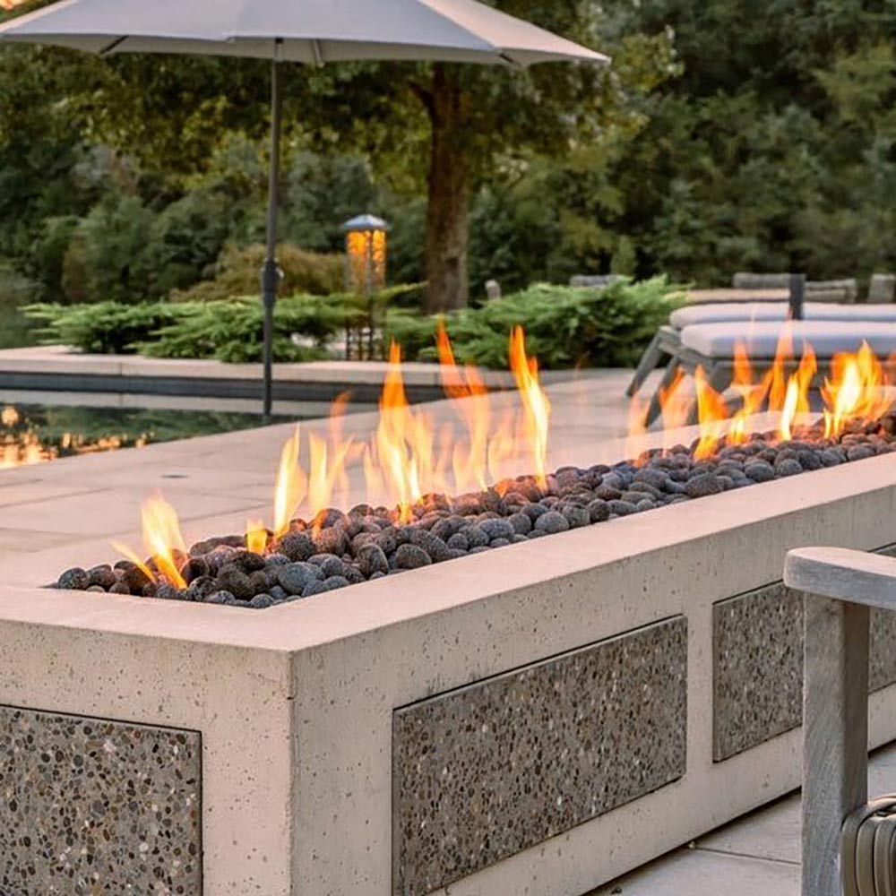 Spotix Linear HPC Match Lit Fire Pit Linear Trough Torpedo Burner Kits