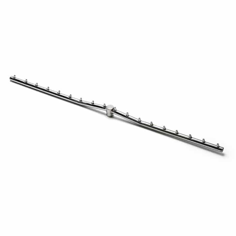 HPC Fire 80x24-Inch Rectangular Unfinished Small Tank Gas Fire Pit Enclosure Kit with Interlink Burner and Propane Door