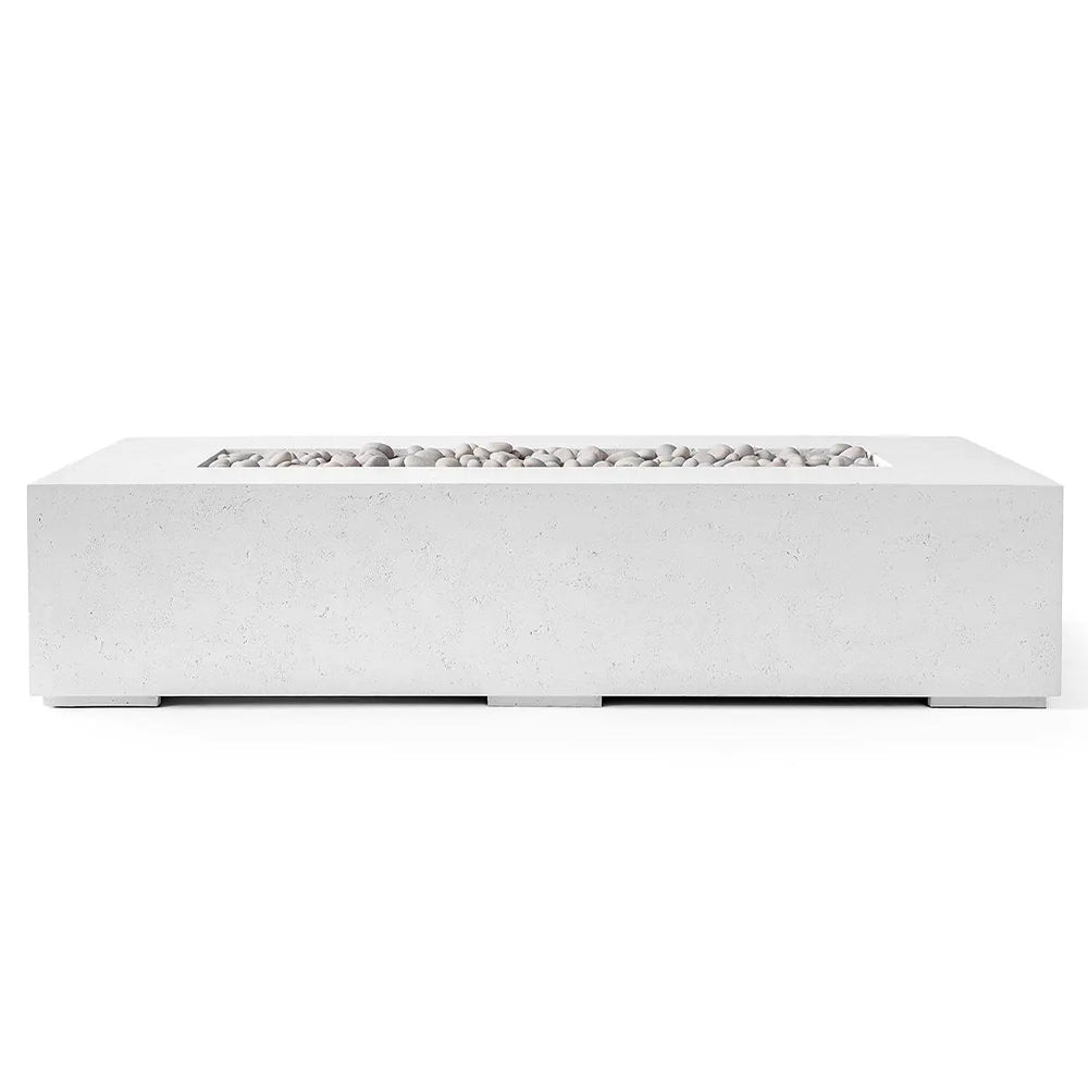 HPC Fire Dekko Sonoma Lightweight Concrete Gas Fire Pit, 72-Inch