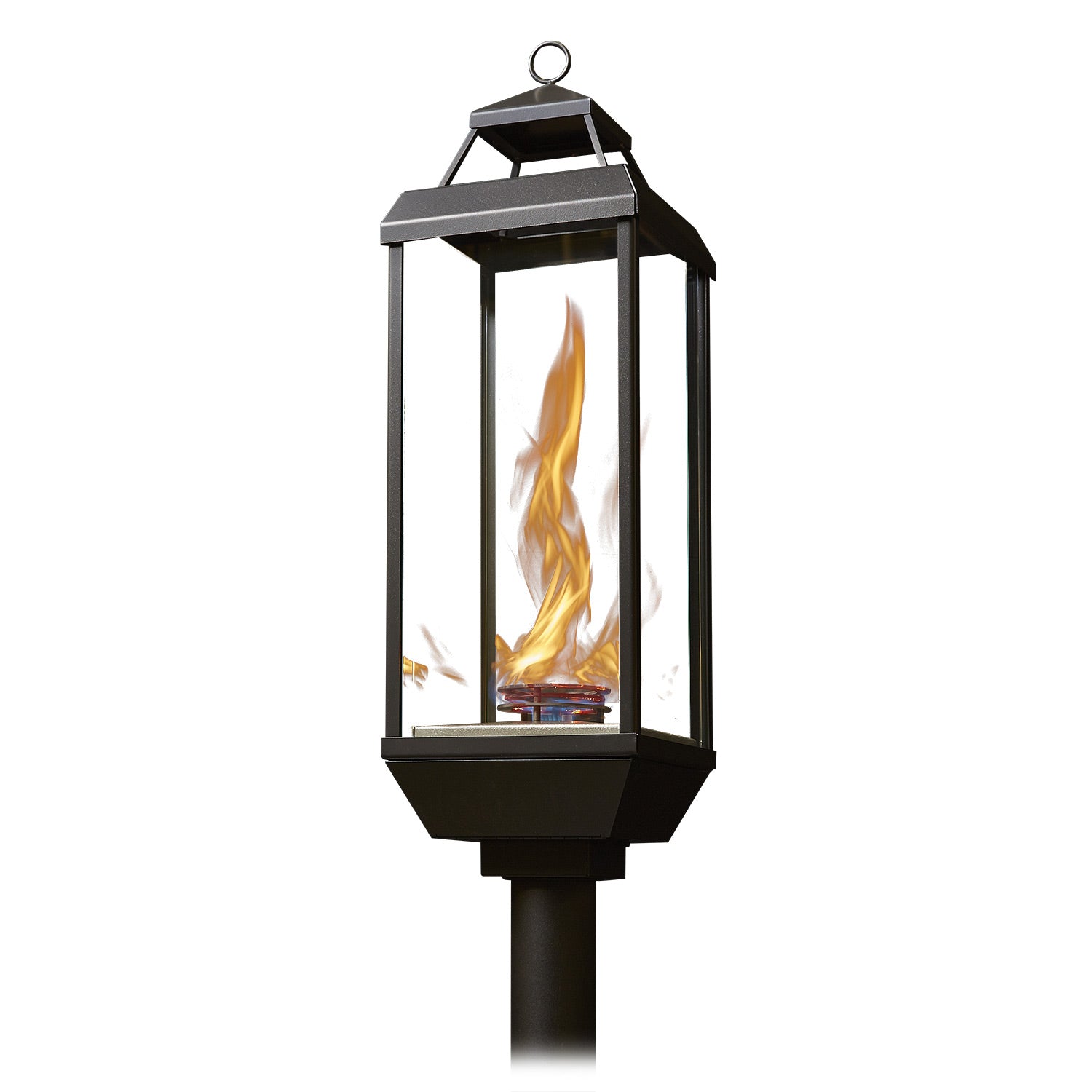 Tempest Torch 94900748 Pillar Mount Premium Lantern, Electronic Ignition