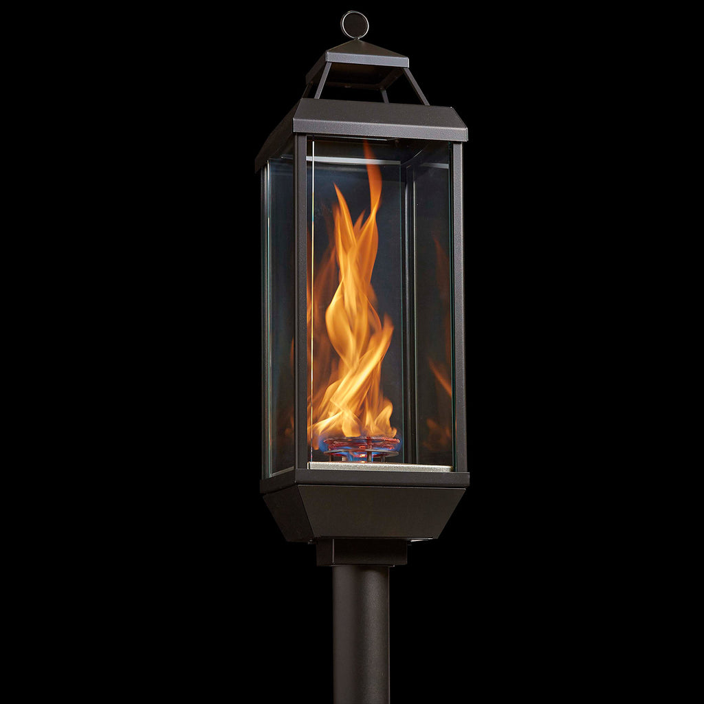 Tempest Torch Gas Lantern Torch Head with Deck Mount Assembly