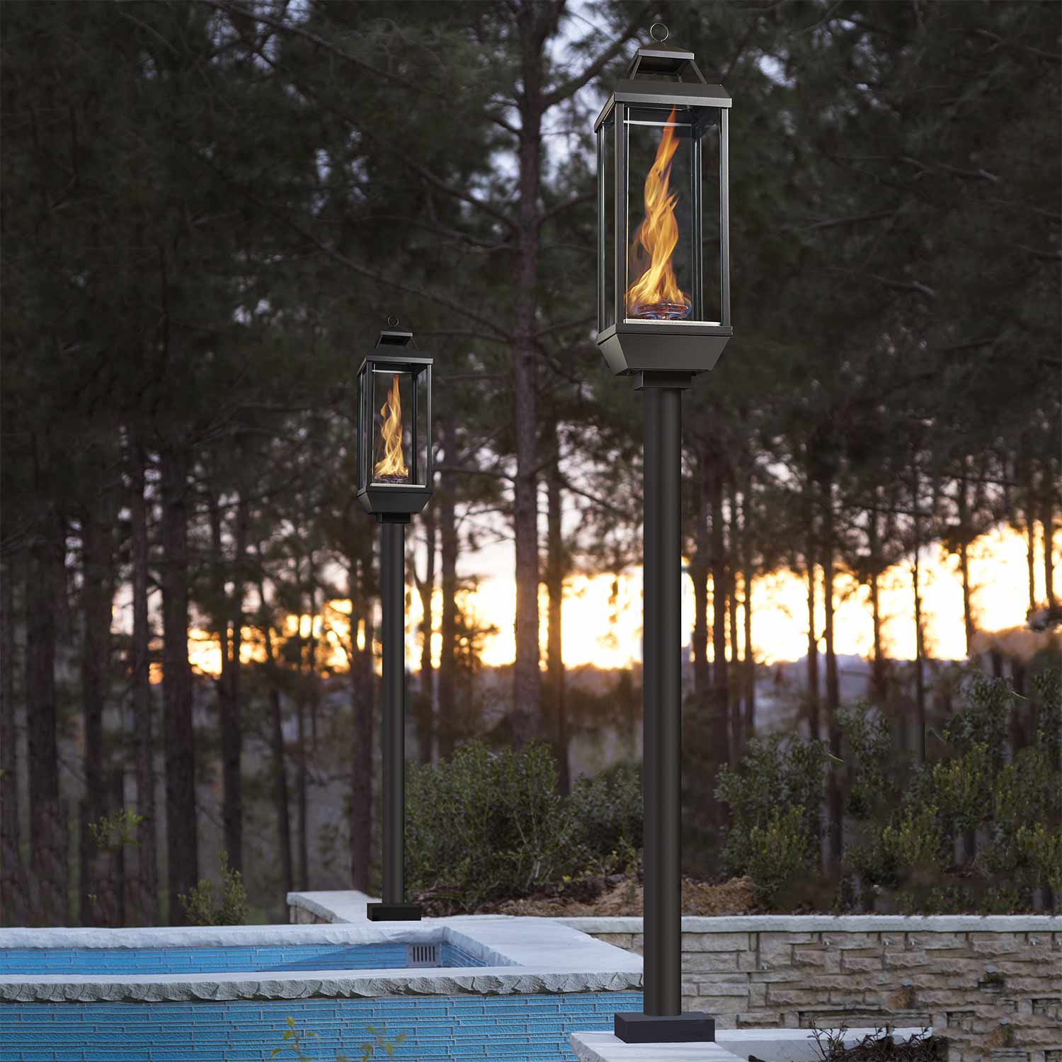 Tempest Torch Gas Lantern Torch Head w/ Pillar Mount Asm