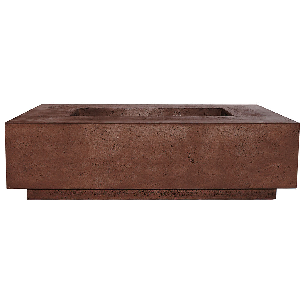 Prism Hardscapes PH-405 Tavola 1 Concrete Gas Fire Pit, 56x38-Inch