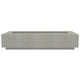 Prism Hardscapes PH-439 Tavola 110 Concrete Gas Fire Pit, 110x38-Inch