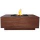 Prism Hardscapes Tavola 3 Concrete Gas Fire Pit, 48x48-Inch