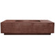 Prism Hardscapes Tavola 4 Concrete Gas Fire Pit, 66x38-Inch