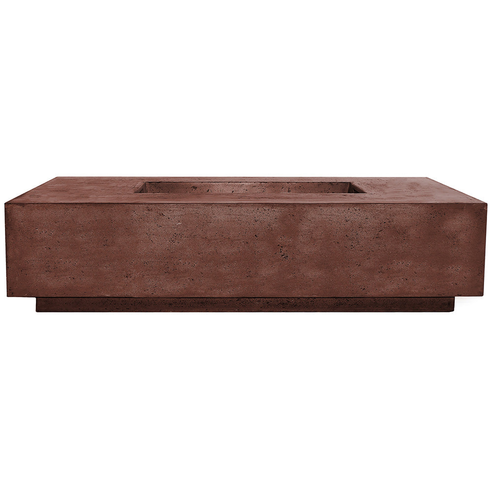 Prism Hardscapes PH-408 Tavola 4 Concrete Gas Fire Pit, 66x38-Inch