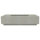 Prism Hardscapes Tavola 4 Concrete Gas Fire Pit, 66x38-Inch