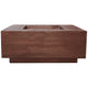 Prism Hardscapes Tavola 42 Concrete Gas Fire Pit, 42x42-Inch