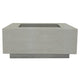 Prism Hardscapes Tavola 42 Concrete Gas Fire Pit, 42x42-Inch