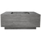 Prism Hardscapes Tavola 42 Concrete Gas Fire Pit, 42x42-Inch