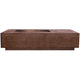 Prism Hardscapes Tavola 5 Concrete Gas Fire Pit, 80x38-Inch