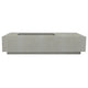 Prism Hardscapes Tavola 5 Concrete Gas Fire Pit, 80x38-Inch