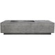 Prism Hardscapes Tavola 5 Concrete Gas Fire Pit, 80x38-Inch