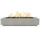Prism Hardscapes Tavola 6 Concrete Gas Fire Pit, 90x38-Inch