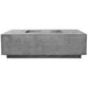 Prism Hardscapes Tavola 7 Concrete Gas Fire Pit, 60x50-Inch
