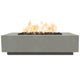 Prism Hardscapes PH-473 Tavola 8 Concrete Gas Fire Pit, 60x32-Inch