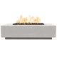 Prism Hardscapes PH-473 Tavola 8 Concrete Gas Fire Pit, 60x32-Inch
