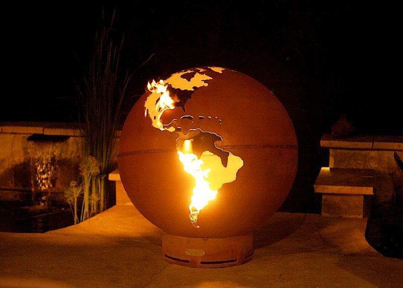 Fire Pit Art TRC Third Rock Gas Fire Pit