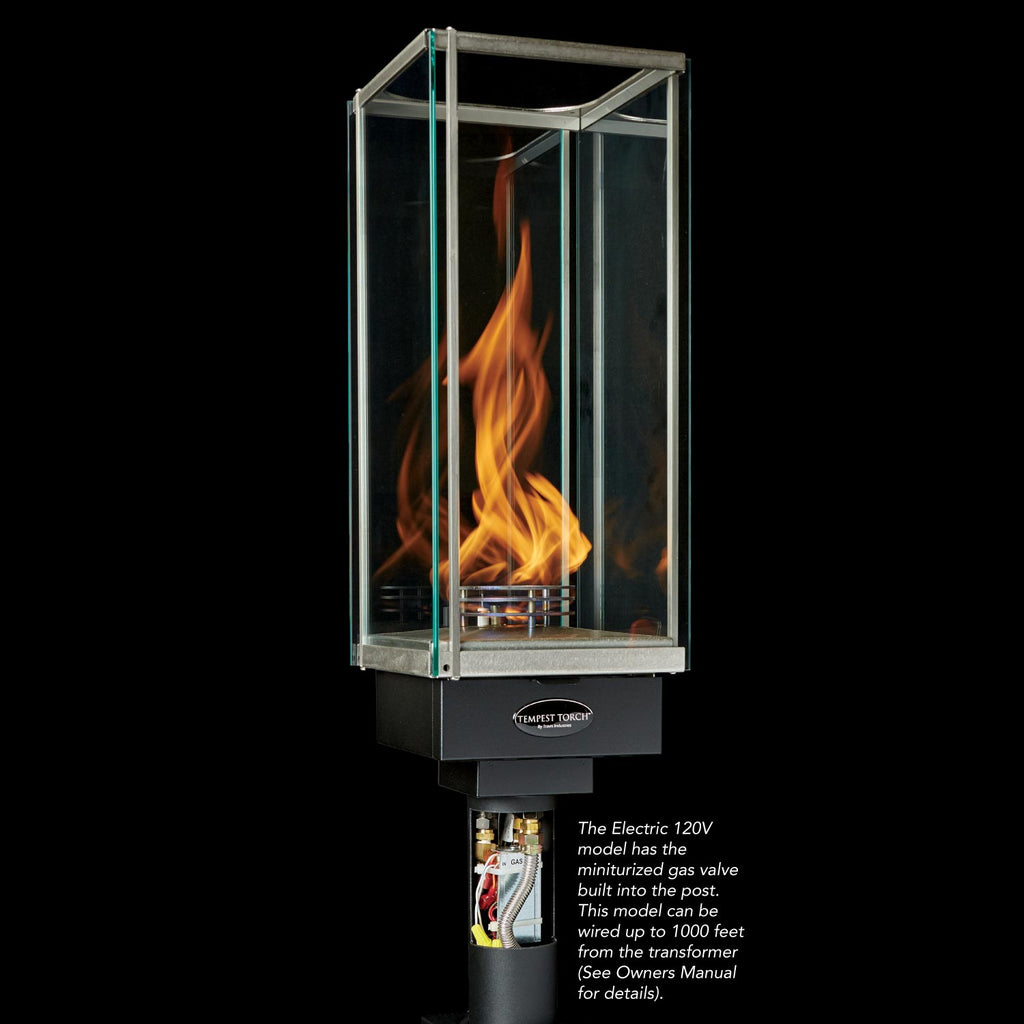 Tempest Torch Gas Torch Head with Deck Mount Assembly